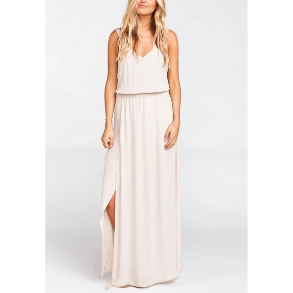 Show Me Your MuMu Kendall Side Slit Maxi Dress - Picture 1 of 12